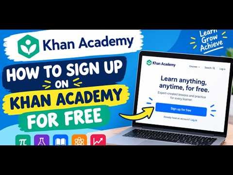 How to Sign Up for Khan Academy FREE | Step-by-Step Tutorial for Beginners