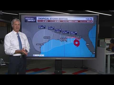Tropical update: Tropical Storm Bertha has formed in the Gulf