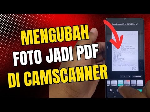 Cara mengubah foto menjadi pdf camscanner