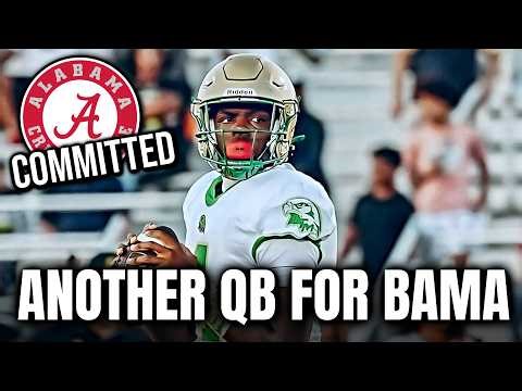 BREAKING: ANOTHER QB - 2028 QB Charles Scott Commits To Alabama