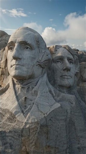Mount Rushmore 🇺🇸😱 The Giant Faces Carved Into a Mountain | 4K #shorts