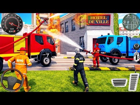 New Firefighter Rescue Simulator 3D - US Emergency 911 Firetruck Driving - Android Gameplay #1