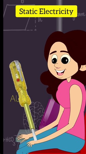 magical static electricity⚡#shorts #magic #sicence #tech #scishow