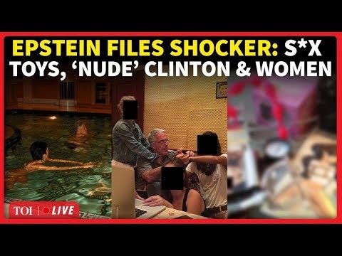 Epstein Files UNSEEN Photos: Bill Clinton ‘Nude’ With Maxwell, Michael Jackson Poses With Minors?