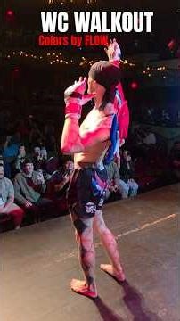 he walked out to Code Geass... | WingedC MMA Walkout | #mma