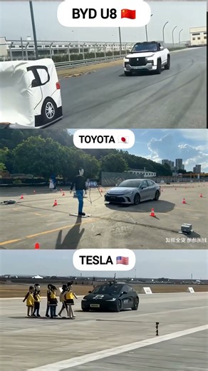 Smart AEB Showdown: BYD U8 vs Toyota vs Tesla?