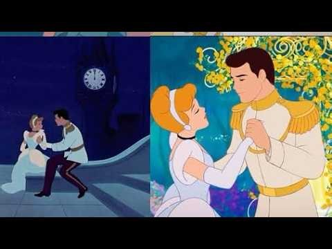 💙 Cinderella Meets Prince Charming at the Ball#cinderella #disney princess 