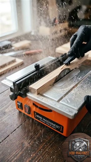 World’s Smallest Table Saw? 🛠️ This Precision is CRAZY! #Shorts #myhandmade #weekendwoodworker