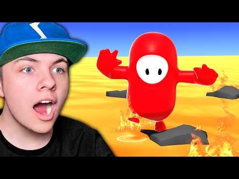 Fall Guys Survive Lava Challenge!