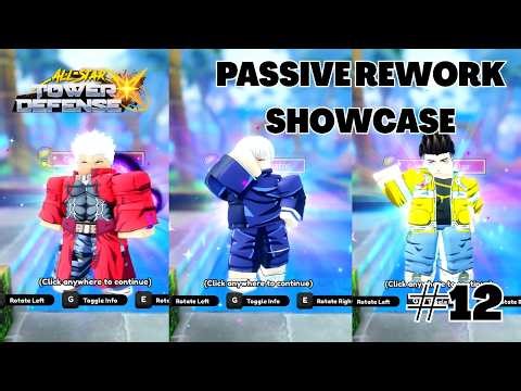 PASSIVE REWORK SHOWCASE #12: Cyber Psycho/Red Servant/Cursed Talker All Star Tower Defense X ASTD X