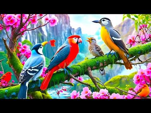 🔴LIVE 4K Cottage Garden Bird Feeder: Cardinals, Woodpeckers, Song Birds, Bees, and Flowers