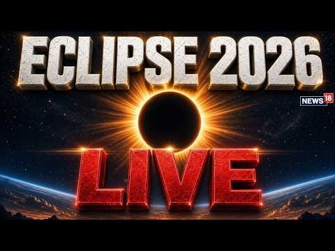 Solar Eclipse 2026 LIVE: Total Solar Eclipse 2026 Live from Iceland & Spain | Europe Solar Eclipse