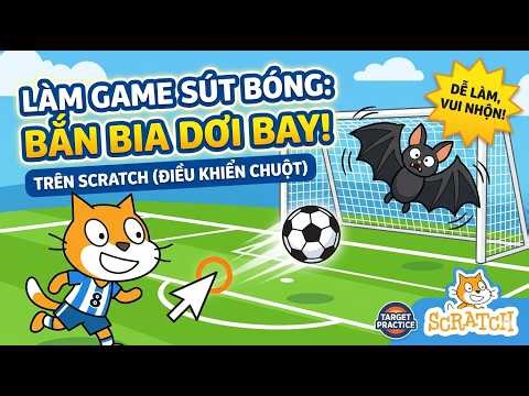 Make a Target Practice Soccer Game in Scratch Mouse Control