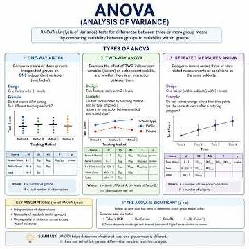 Understanding ANOVA as a Statistical Tool For Data Analysis (3 Minutes)