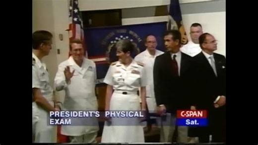 TOP MALE MILITARY PHYSICIANS OF THE 1990S (1999 TELEVISED NEWS BRIEFING)