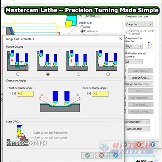 ⚙️ Mastercam Lathe – Precision Turning Made Simple! 🚀