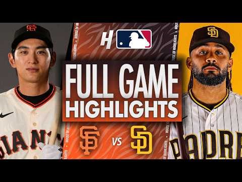 San Francisco Giants vs San Diego Padres - FULL GAME HIGHLIGHTS 🔥 March 30, 2026 MLB Season