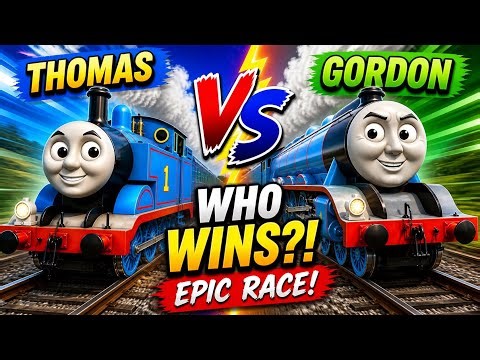 SMALL ENGINE VS BIG ENGINE ! Thomas vs Gordon 🚂💨 EPIC RACE ! Who Wins ?! 