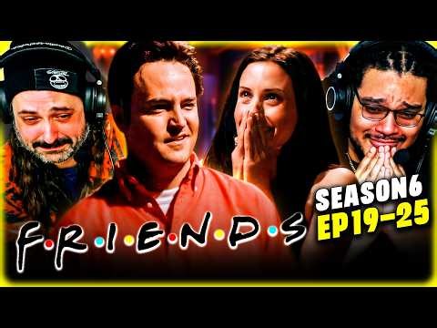 FRIENDS 6x19-25 REACTION – CHANDLER PROPOSES & BRUCE WILLIS IS A HILARIOUS WRECK! – FIRST TIME WATCH