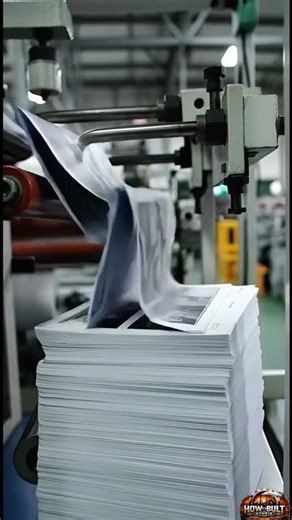How Notebooks Are Made in Factory 📒😱 (Satisfying Paper Process)#viral #paper #factorytour
