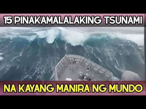 15 PINAKAMALALAKING TSUNAMI na Kayang Manira ng Buong Mundo