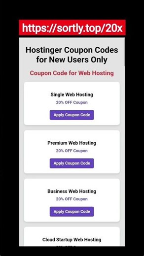 Hostinger Coupon Code 2025 - Hostinger Cloud Hosting, VPS Hosting, Web Hosting Discount Coupon Code