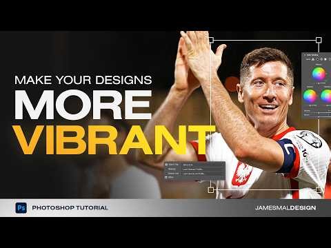How to Easily Make Your Designs More VIBRANT - A Photoshop Tutorial