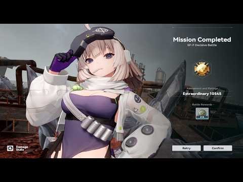 Girls Frontline 2: Exilium - Gunsmoke Frontline - Frost Rhino | Corro Team + Loreley V6