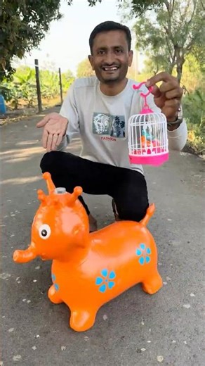 Talking Bird Vs Big Rc Elephant Run