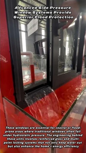 Advanced Side Pressure Window Systems Provide Superior Flood Protection