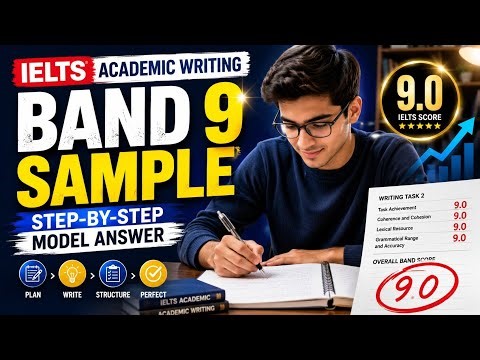IELTS Academic Writing Band 9 Sample: Full Step-by-Step Model Answer