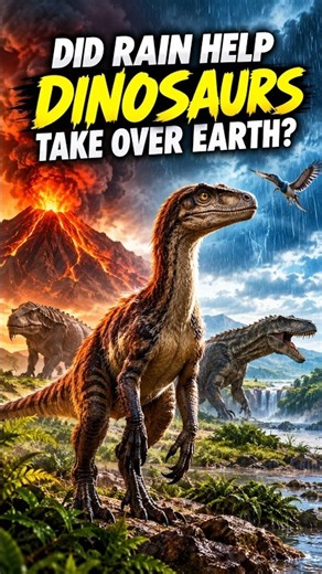 How a 2-Million-Year Rain Created the Age of Dinosaurs #shorts #dinosaurs #planet