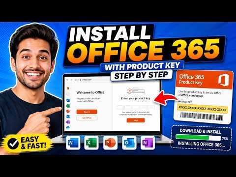How to install Microsoft Office 365 with Office.com product key - Step By Step