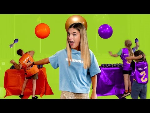 Who Will Pop the Golden Balloon! Head-to-Head Race... Winner Gets Gunged!