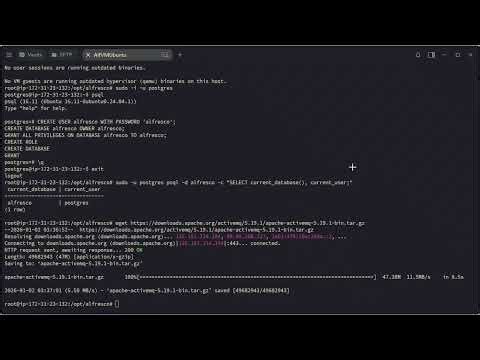 Alfresco Installation on Ubuntu | ACS, Share & Alfresco Search Services (Step-by-Step)