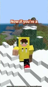 mojang PLEASE add snow leaves to java... #minecraft