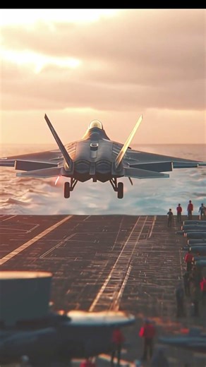 Fighter Jet Landing on Aircraft Carrier – Insane Precision at Sea | #fighterjet #aircraftcarrier