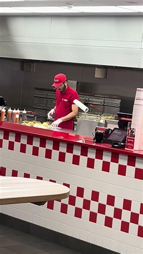 Five guys - little cheese burger 🍔 & fries 🍟 delicious #food #wefinisheachotherssandwiches