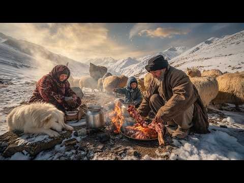 Surviving 50°C How Shepherds COOKS and SLEEPS in a Frozen Tent