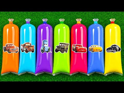 Unboxing Disney Pixar Cars: Lightning McQueen, Mater, Fillmore, Doc Hudson, Cruz Ramirez.