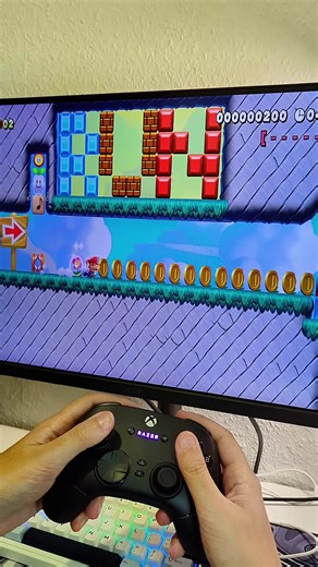 Gameplay of Super Mario Maker 2 New Super Mario Bros WiiU #supermario #supermariobros game gaming #viral VideoGames Play Gameplay #fyp Gaming popular video gamingvideos #Gaming new Video Games