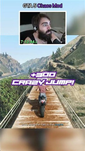 The Craziest Derailed Jump Ever #gta5 #gtav #gtaonline