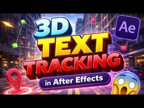 Track 3D Text Like a PRO in After Effects