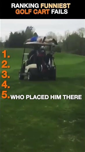 Ranking The Funniest Golf Cart Fails#golfcart #funnyfails #viralclips