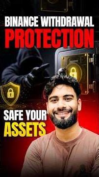 How to Lock Your Crypto on Binance ? Withdraw Protection Explained #binance #cryptosafety