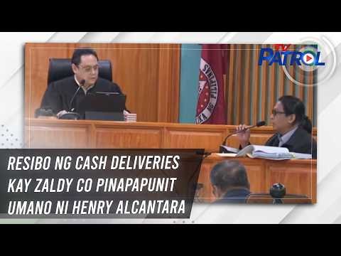Resibo ng cash deliveries kay Zaldy Co pinapapunit umano ni Henry Alcantara | TV Patrol
