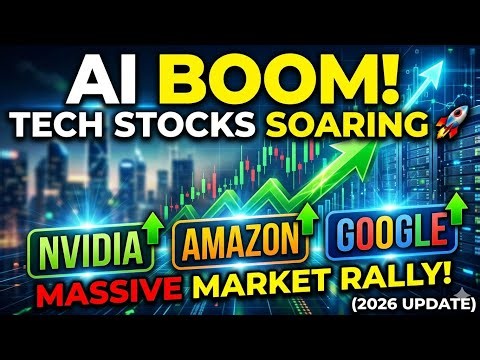 AI Boom Sends Tech Stocks Soaring 🚀 | Nvidia, Amazon, Google Lead Massive Market Rally (2026 Update)