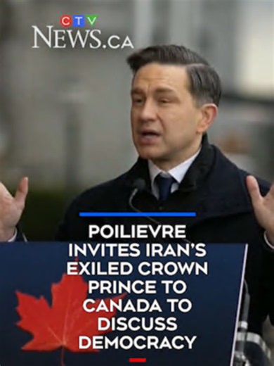 Poilievre invites Iran’s exiled crown prince to Canada to discuss democracy - Conservative Leader Pierre Poilievre has invited the former crown prince of Iran, who is pitching himself as the best option to lead Iran back to democracy, to visit Canada.