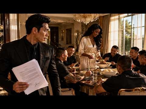 The Korean Mafia Boss Came to Divorce His Black Wife... Then Found His Men Calling Her Mama