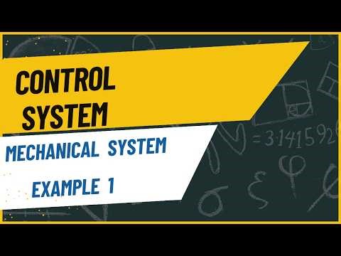 36.Mechanical System Example 1 | Mechanical to Electrical System Conversion | Control System